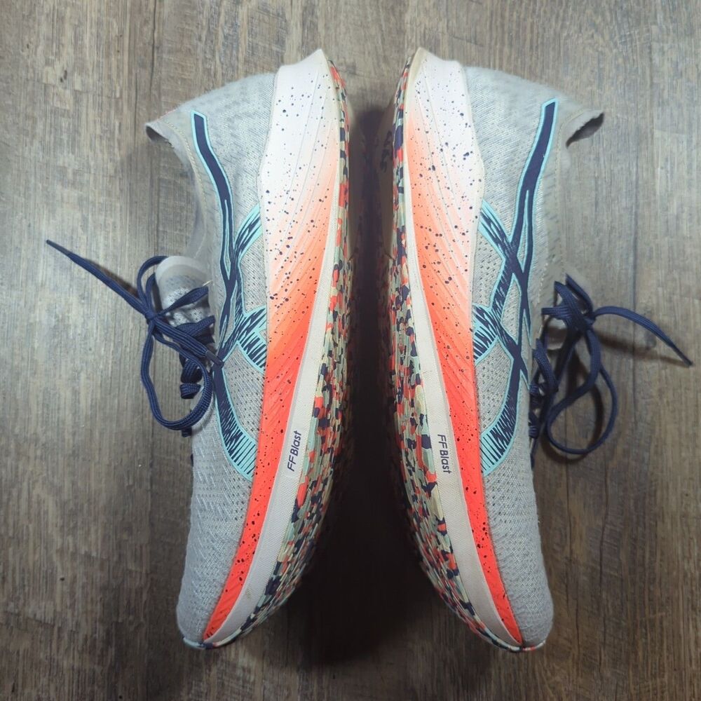 Asics Men's Magic Speed Gray Mesh Running Shoes 11.5 Celebration of Sport Pack - Picture 10 of 13
